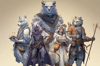 draw your dnd party