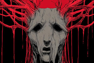 draw fantasy horror and fantasy horror character illustation