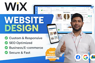 design or redesign a professional wix website