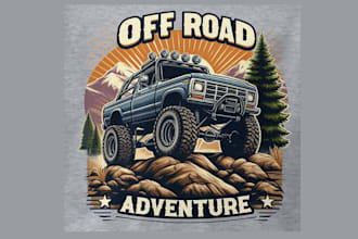 design high quality monster jeep logo with unlimited revision