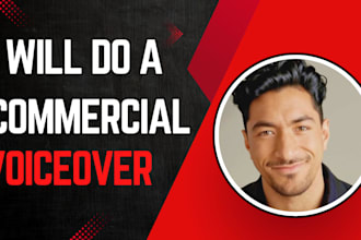 do a voiceover for your commercial TV ad