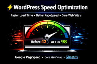 fix slow wordpress websites and improve pagespeed performance