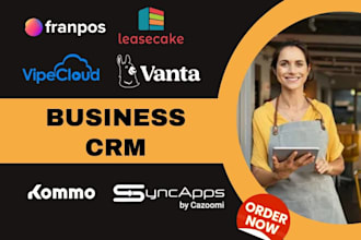 setup franpos leasecake vipecloud vanta qualified expensify adroll kommo syncapp