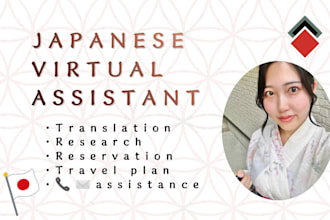 be your reliable japanese virtual assistant