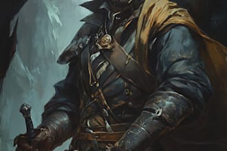 do a custom dnd, fantasy character