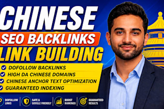 create chinese contextual backlinks with manual white hat off page SEO