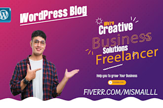 design a perfect blog on wordpress and blogger