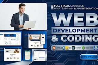 custom e commerce web, whatsapp api, mobile app website api integration