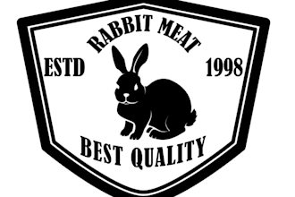 design premium vintage rabbit logo