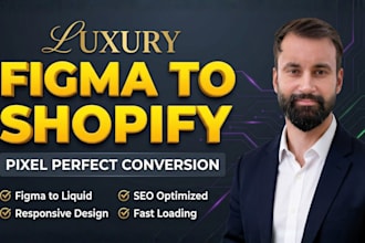 convert figma to shopify website PSD xd to shopify store