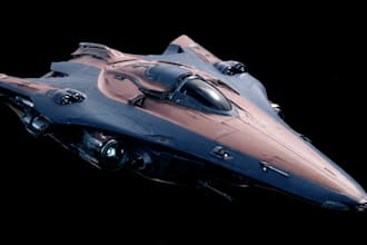 create your amazing 2d spaceship model