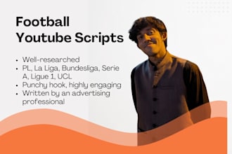 write engaging football video scripts