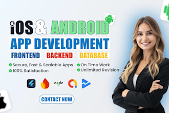 develop custom flutter apps for android ios web with ai and API integration