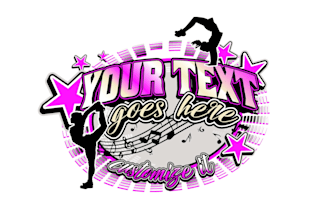 impressive professional dance logo in high definition