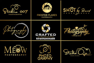 do modern photography camera aerial drone or signature logo
