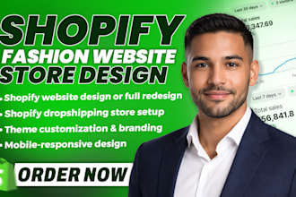 design shopify fashion website shopify clothing store clothing brand store