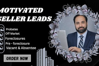 provide updated motivated seller leads with skip tracing