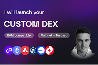 design and launch your custom dex or amm