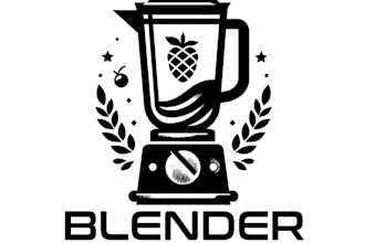 create 3d blender logo