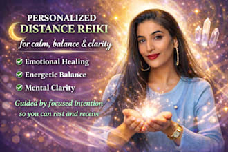 send powerful distant reiki for emotional healing, balance and clarity