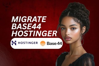 migrate base44 to hostinger