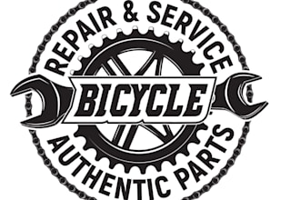 design fantastic unique bicycle logo