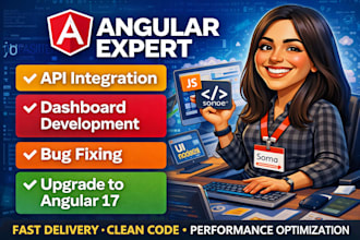 build a professional angular website or web application
