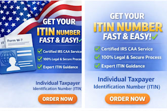 apply itin individual taxpayer itin number for us tax filing for irs caa and eln