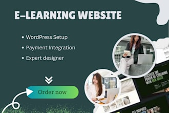 build wordpress lms elearning website using learndash