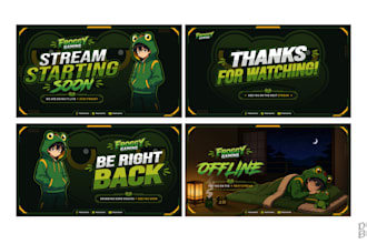 create custom twitch overlays and stream packages