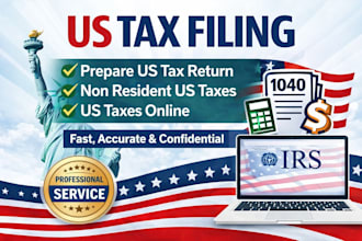 us tax filing prepare us tax return us tax filing non resident US taxes online