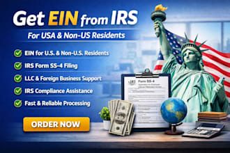 get an ein from the irs for US and non US residents