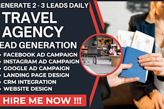 generate exclusive travel insurance leads, facebook ads, google ads, video ads
