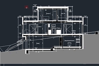 redraw old or scanned blueprint into clean cad format