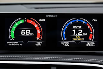 install and configure gaugeart 52mm, can gauge for your car with custom layout