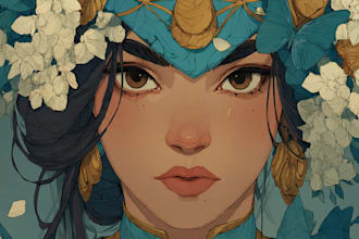 design a character or an illustration
