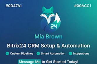 setup bitrix24 CRM automation integration and customization