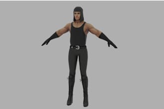 create psx,ps1,n64 character design,low poly model in retro style,psx style game