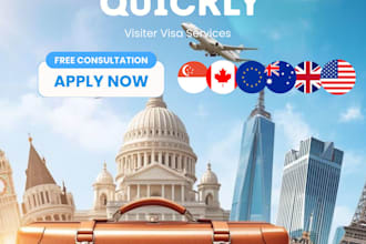 help you with tourist visa application and documentation for multiple countries
