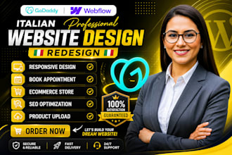 design godaddy website, godaddy airo  webflow site