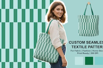create custom seamless patterns for products