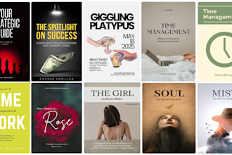 create a modern book cover for kindle KDP print