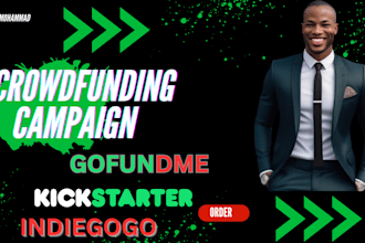 market your gofundme kickstarter crowdfunding campaign to active audience