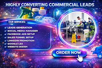 generate commercial cleaning leads, residential and office cleaning leads