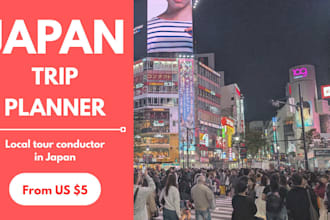 design a custom japan travel itinerary as a pro tour conductor