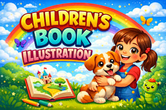 illustrate children storybook illustration, children storybook illustration