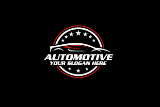 create attractive and imagination automotive logo design