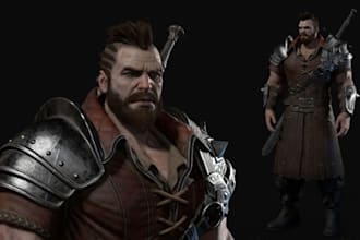 do realistic 3d game character model 3d unreal engine metahuman unity avatar