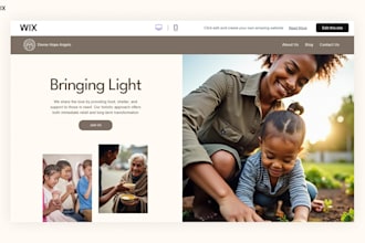 design  nonprofit website, charity website and ngo website