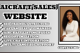 aircraft sales website aviation wordpress website airplane dealership website